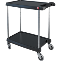 myCart Utility Cart, 2 Tiers, 16" x 35-1/2" x 27", 300 lbs. Capacity Seaboard Timber Mart
