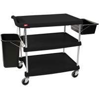 myCart Utility Cart, 3 Tiers, 20" x 35-1/2" x 30", 400 lbs. Capacity Seaboard Timber Mart