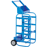 Chariot portatif pour mat&eacute;riaux bobin&eacute;s, Acier, 11 Montants, 19-1/2" la x 43-1/4" h x 17-1/2" p, Capacit&eacute; de 150 lb Seaboard Timber Mart