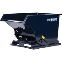 Self-Dumping Hopper, Steel, 1/2 cu.yd., Blue Seaboard Timber Mart