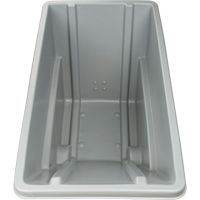 Chariot basculeur en acier, Poly&eacute;thyl&egrave;ne, 0,625 vg³, Capacit&eacute; de charge de 500 lb Seaboard Timber Mart