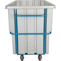 Chariot basculeur en acier, Poly&eacute;thyl&egrave;ne, 1,1 vg³, Capacit&eacute; de charge de 2000 lb Seaboard Timber Mart