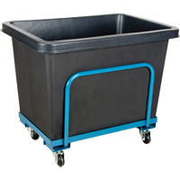 Tapered Wall Box Truck, Polyethylene, 37" L x 26" W x 30" H, 9 cu. ft. Volume, 800 lbs. Capacity Seaboard Timber Mart