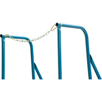 Escabeau roulant avec rails pour acc&egrave;s &agrave; une remorque, 4 marches, Largeur de la marche 22", Hauteur de la plateforme 37", Acier Seaboard Timber Mart