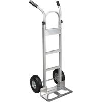 Knocked Down Hand Truck, Dual Handle, Aluminum, 50-5/8" Height, 500 lbs. Capacity Seaboard Timber Mart