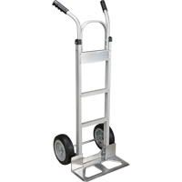 Knocked Down Hand Truck, Dual Handle, Aluminum, 50-5/8" Height, 500 lbs. Capacity Seaboard Timber Mart