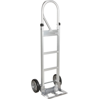 Knocked Down Hand Truck, P-Handle Handle, Aluminum, 52-1/8" Height, 500 lbs. Capacity Seaboard Timber Mart
