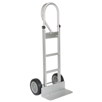 Knocked Down Hand Truck, P-Handle Handle, Aluminum, 52-1/8" Height, 500 lbs. Capacity Seaboard Timber Mart