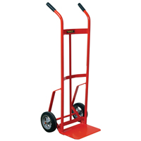 Hand Truck with Reinforced Noseplate - 136RN-HB, Dual Handle, Steel, 51" Height, 800 lbs. Capacity Seaboard Timber Mart
