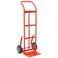 Hand Truck with Reinforced Noseplate - 156RN-HB, Continuous Handle, Steel, 51" Height, 800 lbs. Capacity Seaboard Timber Mart