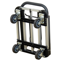 Folding Handle Platform Truck, Aluminum, 300 lbs., 28" L x 16" W, 37.75" High Seaboard Timber Mart