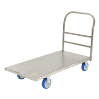 Platform Truck, 48" L x 24" W, 2000 lbs. Capacity, Polyurethane Casters Seaboard Timber Mart