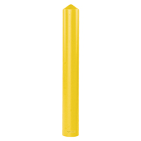 Smooth Bollard Cover, 4" Dia. x 56" L, Yellow Seaboard Timber Mart