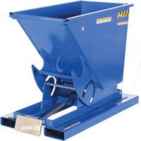 Self-Dumping Hopper, Steel, 1/3 cu.yd., Blue Seaboard Timber Mart