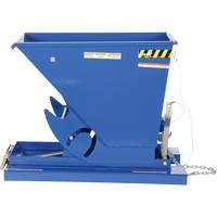 Self-Dumping Hopper, Steel, 1/3 cu.yd., Blue Seaboard Timber Mart