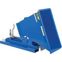 Self-Dumping Hopper, Steel, 1/3 cu.yd., Blue Seaboard Timber Mart