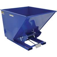 Conteneur autobasculeur, Acier, 2 vg³, Bleu Seaboard Timber Mart