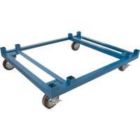 Dolly for Stacking Container, 48.5" W x 40-1/2" D x 10" H, 3000 lbs. Capacity Seaboard Timber Mart