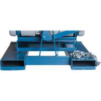 Self-Dumping Hopper, Polyethylene, 5/8 cu.yd., Grey Seaboard Timber Mart
