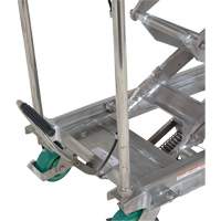 Manual Hydraulic Scissor Lift Table, 36-1/4" L x 19-3/8" W, Stainless Steel, 600 lbs. Capacity Seaboard Timber Mart