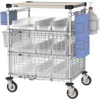 PPE Check-In Station, Stainless Steel, 43" x 40" x 24", 900 lbs. Capacity Seaboard Timber Mart