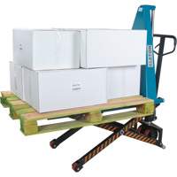 Manual Scissor Skid Lift, 45-1/4" L x 20-1/4" W, Steel, 3300 lbs. Capacity Seaboard Timber Mart