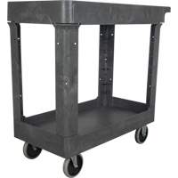 Utility Service Cart, 2 Tiers, 16-1/2" x 32-1/2" x 34-1/2", 550 lbs. Capacity Seaboard Timber Mart