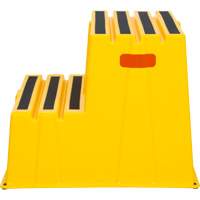 Escabeau industriel, 2 marches, 26" x 22-7/16" x Hauteur 19-11/16" Seaboard Timber Mart