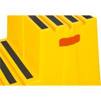 Escabeau industriel, 2 marches, 26" x 22-7/16" x Hauteur 19-11/16" Seaboard Timber Mart