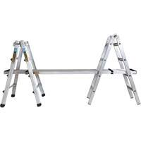 Telescoping Multi-Position Ladder, Aluminum, 300 lbs., CSA Grade 1A Seaboard Timber Mart