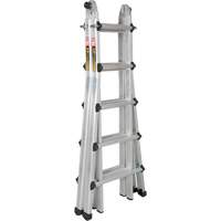 Telescoping Multi-Position Ladder, Aluminum, 300 lbs., CSA Grade 1A Seaboard Timber Mart