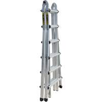 Telescoping Multi-Position Ladder, Aluminum, 300 lbs. Seaboard Timber Mart