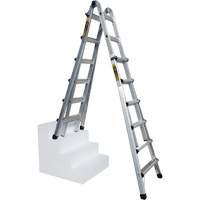Telescoping Multi-Position Ladder, Aluminum, 300 lbs. Seaboard Timber Mart