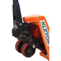 Low Profile Hydraulic Pallet Trucks, 48" L x 20.5" W, 3300 lbs. Cap. Seaboard Timber Mart