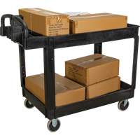 Chariot utilitaire, 2 tiers, 25-5/8" x 33-1/2" x 43-3/4", Capacit&eacute; 550 lb Seaboard Timber Mart