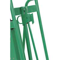 Powered Drum Hand Truck with Pneumatic Wheels Seaboard Timber Mart