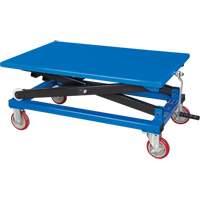 Manual Scissor Lift Table, 37-3/8" L x 23-5/8" W, Steel, 660 lbs. Capacity Seaboard Timber Mart