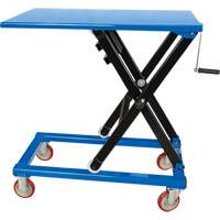 Manual Scissor Lift Table, 37-3/8" L x 23-5/8" W, Steel, 660 lbs. Capacity Seaboard Timber Mart