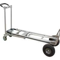 3-in-1 Convertible Hand Truck, Aluminum, 600 lbs. Capacity Seaboard Timber Mart