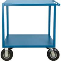 Outdoor Shelf Cart, 2 Tiers, 18" W x 39" H x 33" D, 1200 lbs. Capacity Seaboard Timber Mart