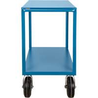 Outdoor Shelf Cart, 2 Tiers, 18" W x 39" H x 33" D, 1200 lbs. Capacity Seaboard Timber Mart