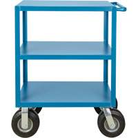 Outdoor Shelf Cart, 3 Tiers, 18" W x 39" H x 33" D, 1200 lbs. Capacity Seaboard Timber Mart