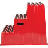 Industrial Step Stool, 3 Steps, 34-13/16" x 22-7/16" x 28-1/2" High Seaboard Timber Mart