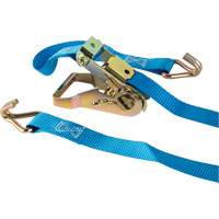 Ratchet Strap, J-Hook, 16' W x 1" L, 835 lbs. (379 kg) Working Load Limit Seaboard Timber Mart