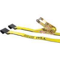 Tendeur d'arrimage pour treuil, Crochet plat, 2" , 30' , Charge d'utilisation max. 3335 lb (1512 kg) Seaboard Timber Mart