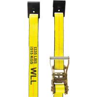 Tendeur d'arrimage pour treuil, Crochet plat, 2" , 30' , Charge d'utilisation max. 3335 lb (1512 kg) Seaboard Timber Mart