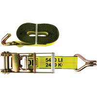 Winch Strap, J-Hook, 3" W x 30' L, 5400 lbs. (2449 kg) Working Load Limit Seaboard Timber Mart