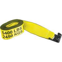 Tendeur d'arrimage logistique, Crochet plat, 4" , 30' , Charge d'utilisation max. 5400 lb (2449 kg) Seaboard Timber Mart