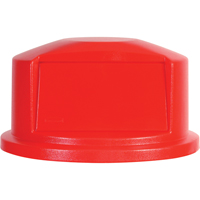 Round Brute&reg; Tops, Dome Lid, Plastic/Polyethylene, Fits Container Size: 22" Dia. Seaboard Timber Mart