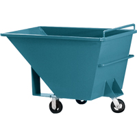 Chariot basculeur en acier, Acier, 1/2 vg³, Capacit&eacute; de charge de 2000 lb Seaboard Timber Mart